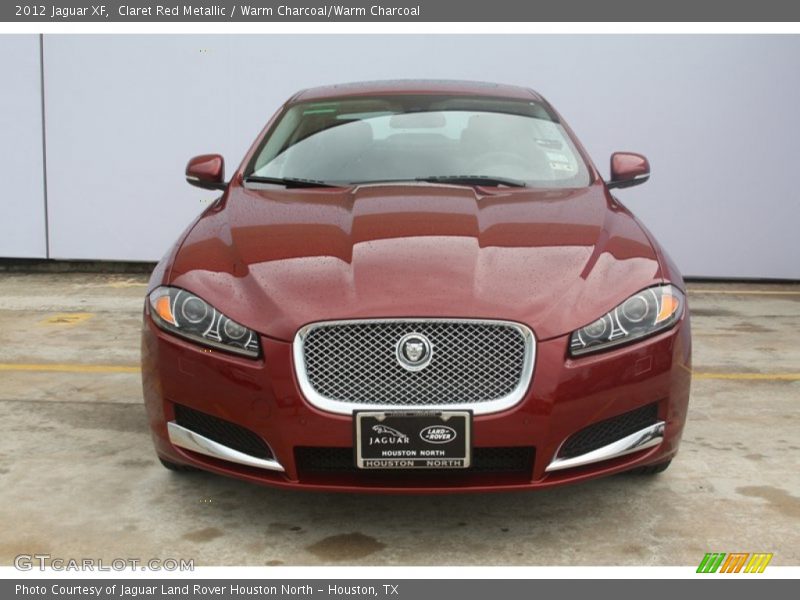 Claret Red Metallic / Warm Charcoal/Warm Charcoal 2012 Jaguar XF