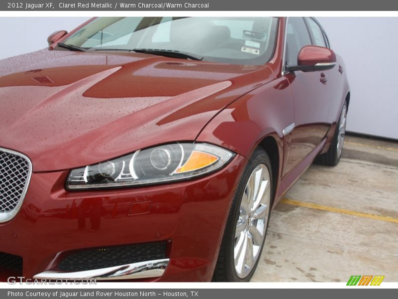 Claret Red Metallic / Warm Charcoal/Warm Charcoal 2012 Jaguar XF