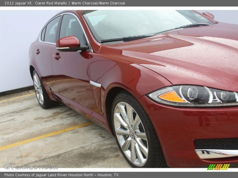 Claret Red Metallic / Warm Charcoal/Warm Charcoal 2012 Jaguar XF