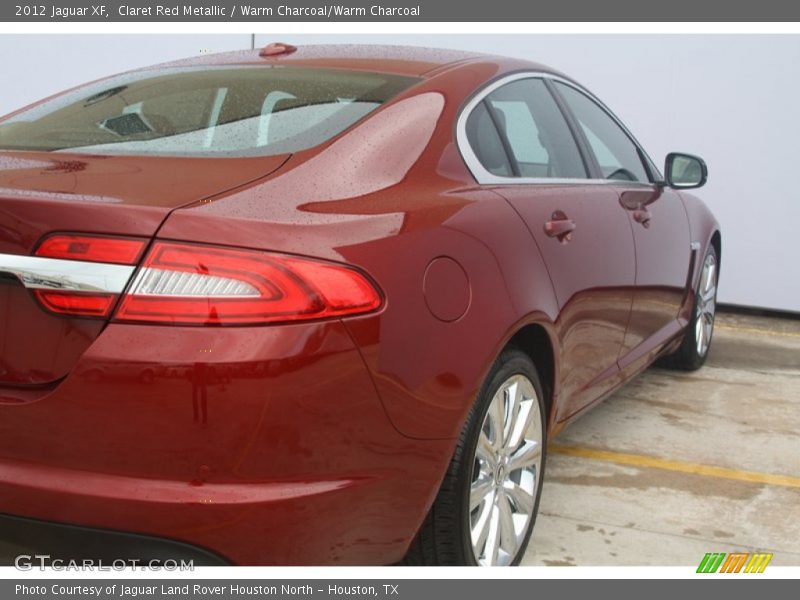 Claret Red Metallic / Warm Charcoal/Warm Charcoal 2012 Jaguar XF