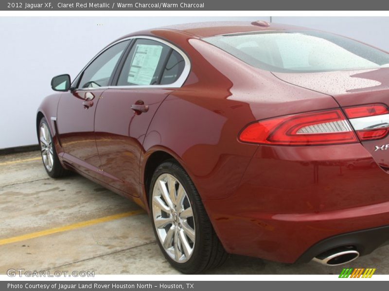 Claret Red Metallic / Warm Charcoal/Warm Charcoal 2012 Jaguar XF