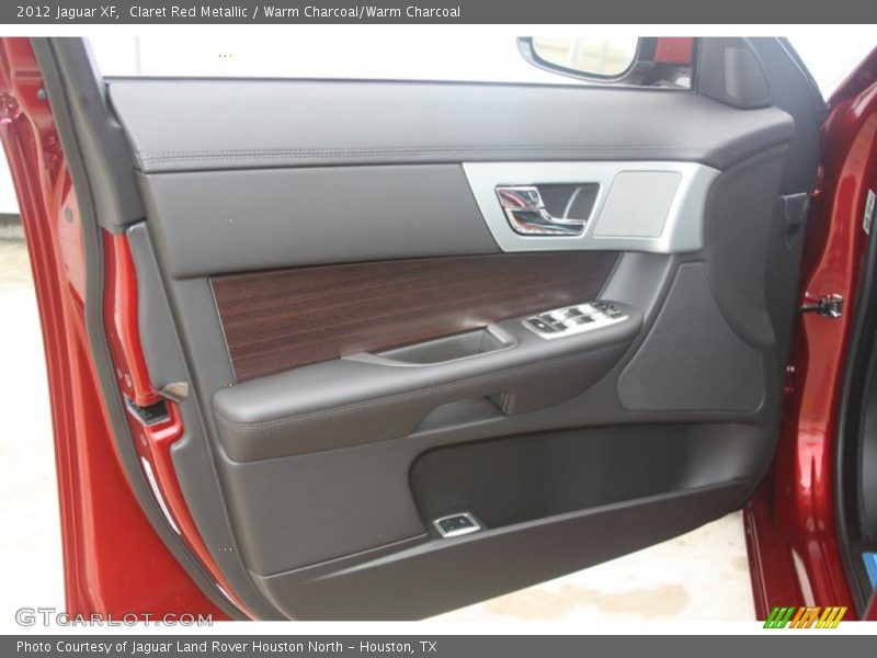 Claret Red Metallic / Warm Charcoal/Warm Charcoal 2012 Jaguar XF