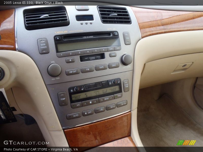 Black Onyx / Black 2005 Lexus ES 330