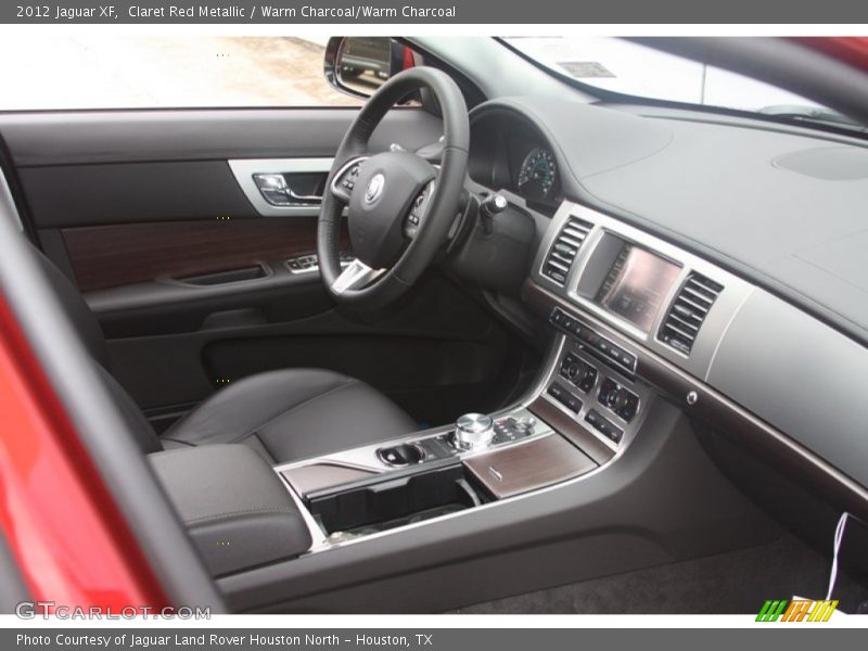 Claret Red Metallic / Warm Charcoal/Warm Charcoal 2012 Jaguar XF