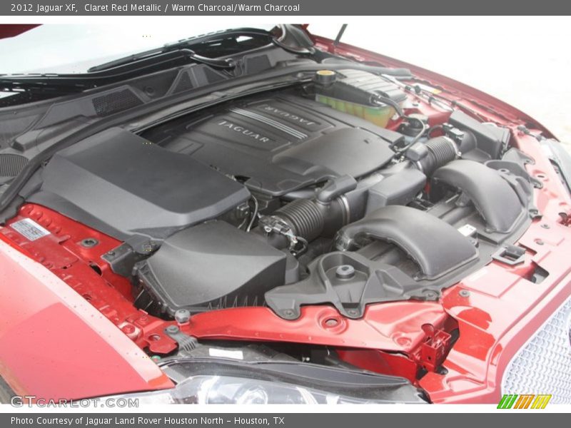 Claret Red Metallic / Warm Charcoal/Warm Charcoal 2012 Jaguar XF