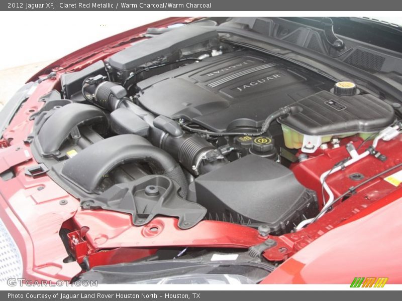 Claret Red Metallic / Warm Charcoal/Warm Charcoal 2012 Jaguar XF