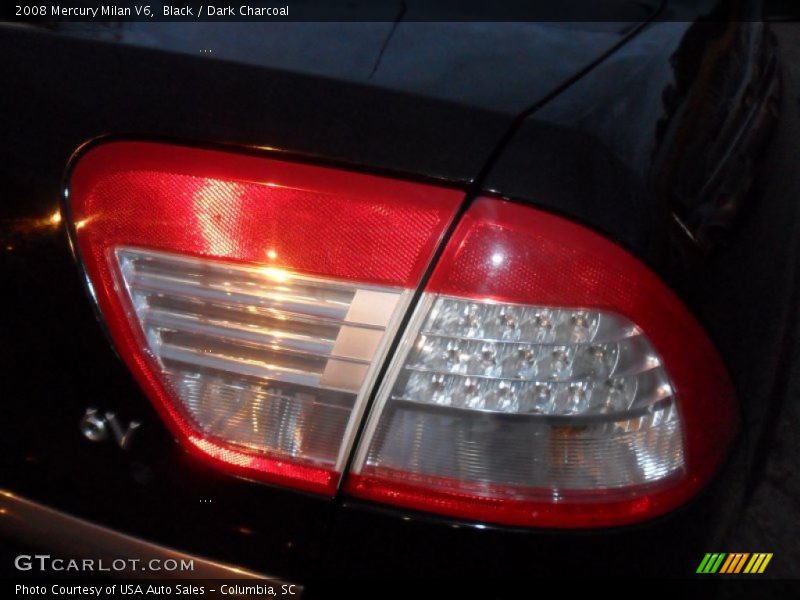 Black / Dark Charcoal 2008 Mercury Milan V6