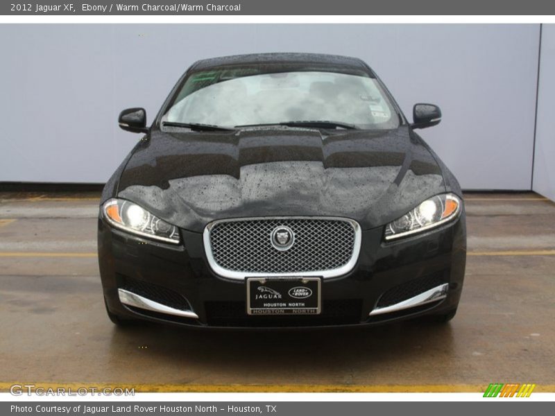 Ebony / Warm Charcoal/Warm Charcoal 2012 Jaguar XF