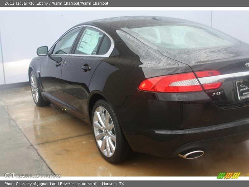 Ebony / Warm Charcoal/Warm Charcoal 2012 Jaguar XF