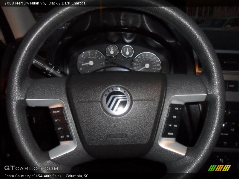 Black / Dark Charcoal 2008 Mercury Milan V6