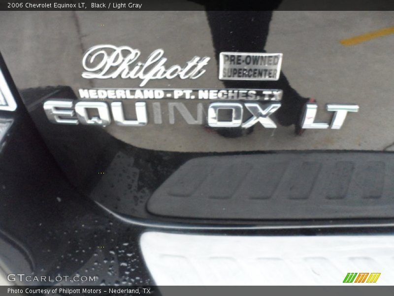 Black / Light Gray 2006 Chevrolet Equinox LT
