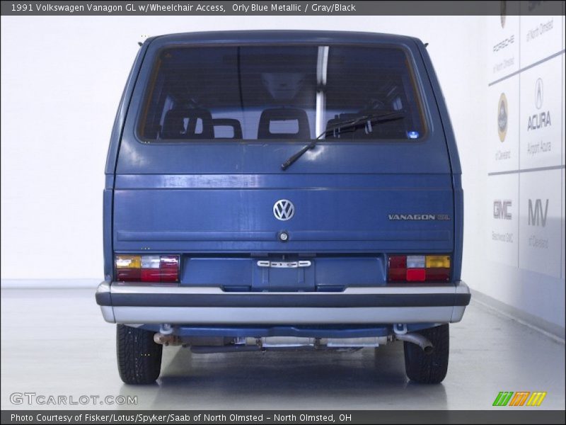 Orly Blue Metallic / Gray/Black 1991 Volkswagen Vanagon GL w/Wheelchair Access