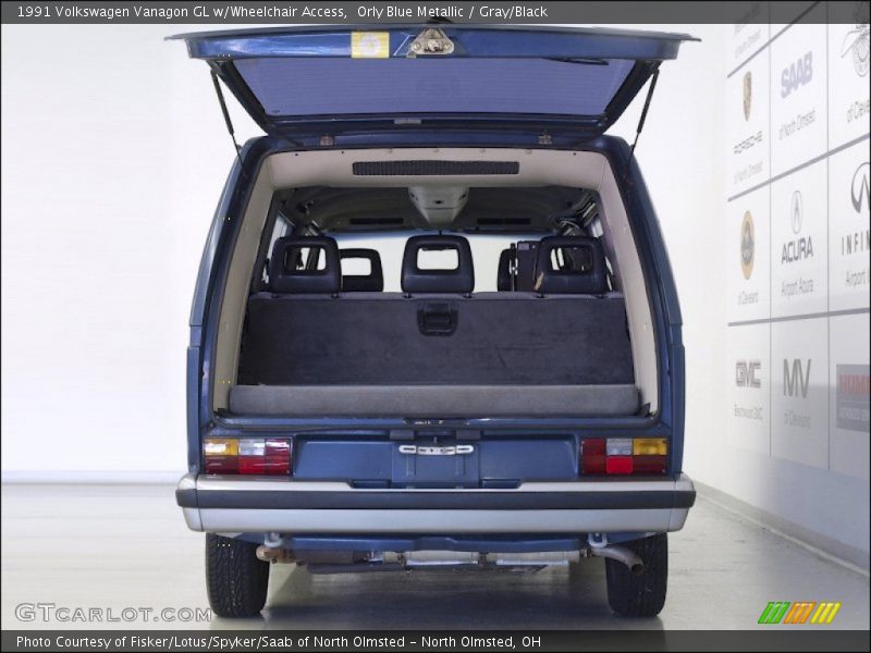 Orly Blue Metallic / Gray/Black 1991 Volkswagen Vanagon GL w/Wheelchair Access