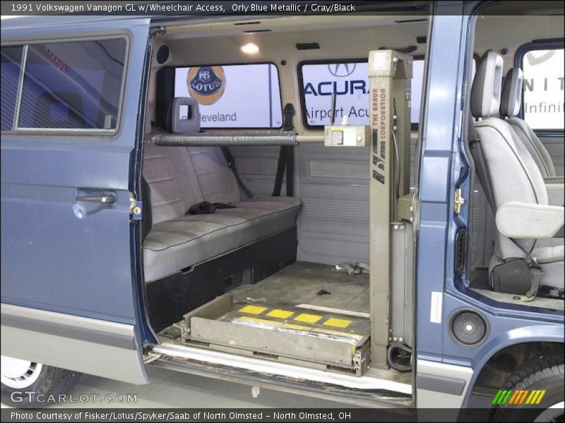  1991 Vanagon GL w/Wheelchair Access Gray/Black Interior