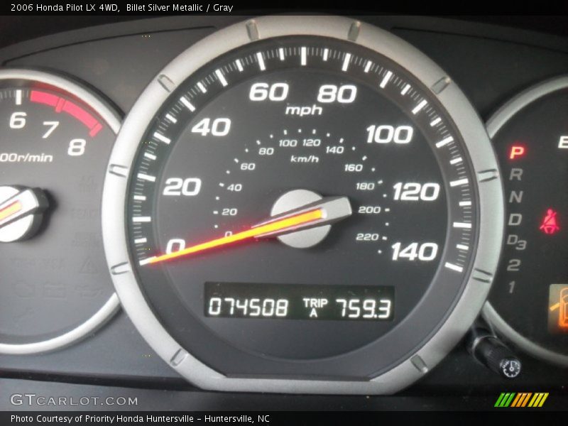Billet Silver Metallic / Gray 2006 Honda Pilot LX 4WD