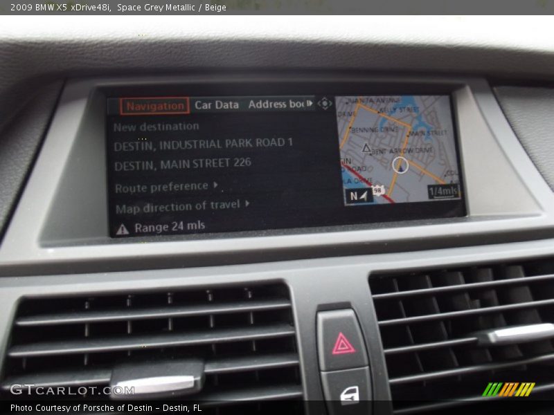 Space Grey Metallic / Beige 2009 BMW X5 xDrive48i