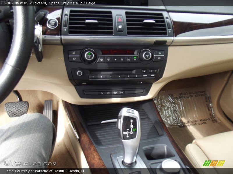 Space Grey Metallic / Beige 2009 BMW X5 xDrive48i
