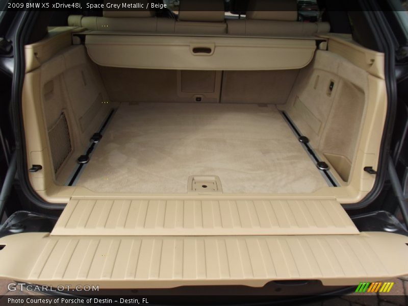 Space Grey Metallic / Beige 2009 BMW X5 xDrive48i