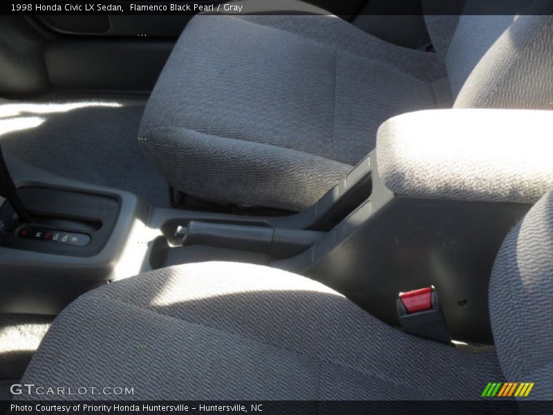 Flamenco Black Pearl / Gray 1998 Honda Civic LX Sedan
