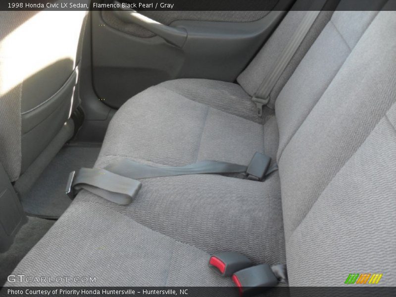 Flamenco Black Pearl / Gray 1998 Honda Civic LX Sedan
