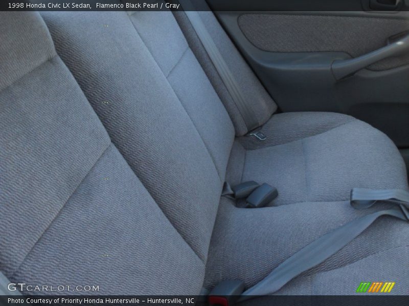 Flamenco Black Pearl / Gray 1998 Honda Civic LX Sedan