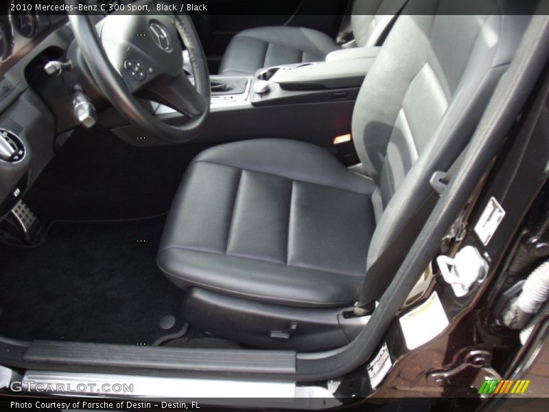 Black / Black 2010 Mercedes-Benz C 300 Sport