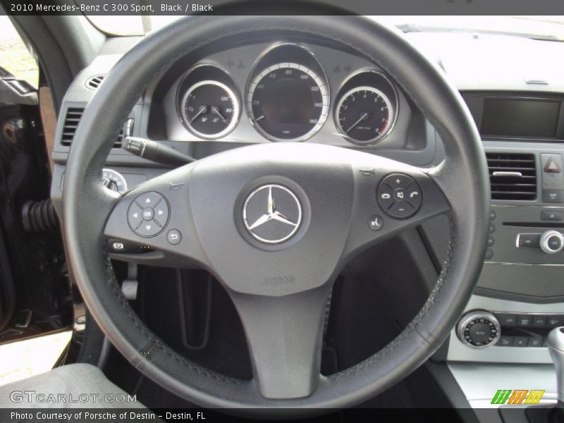 Black / Black 2010 Mercedes-Benz C 300 Sport