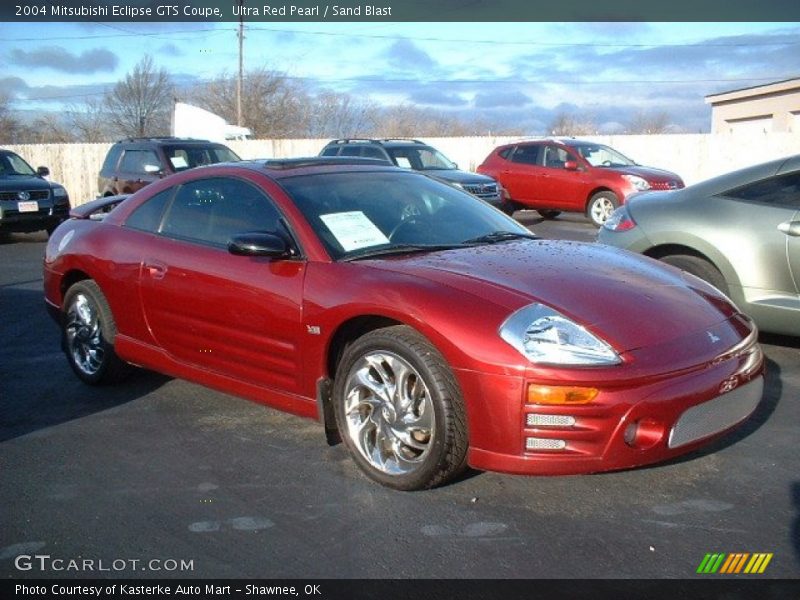 Ultra Red Pearl / Sand Blast 2004 Mitsubishi Eclipse GTS Coupe