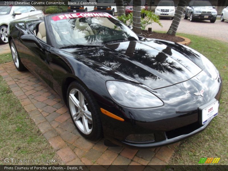 Black / Cashmere 2010 Chevrolet Corvette Convertible