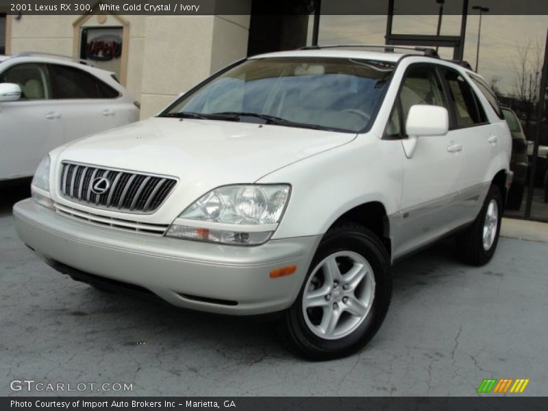 White Gold Crystal / Ivory 2001 Lexus RX 300