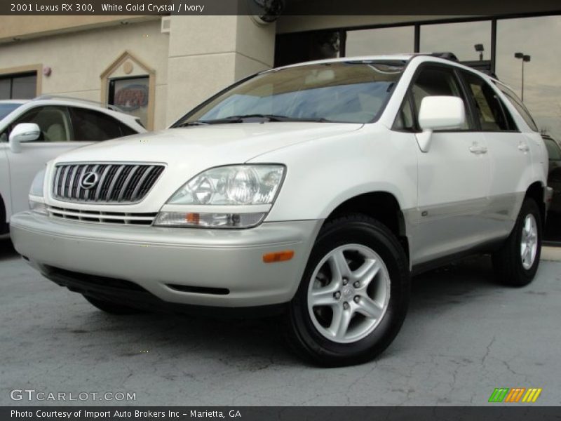 White Gold Crystal / Ivory 2001 Lexus RX 300