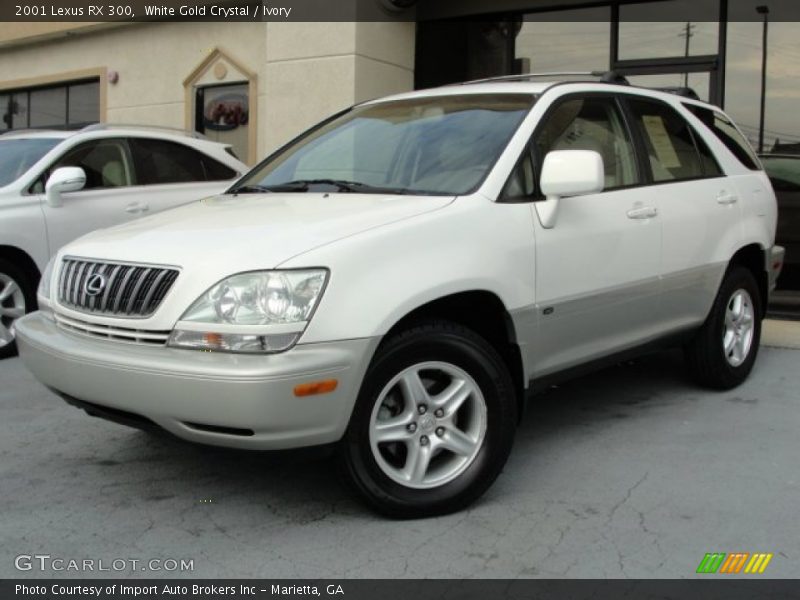 White Gold Crystal / Ivory 2001 Lexus RX 300