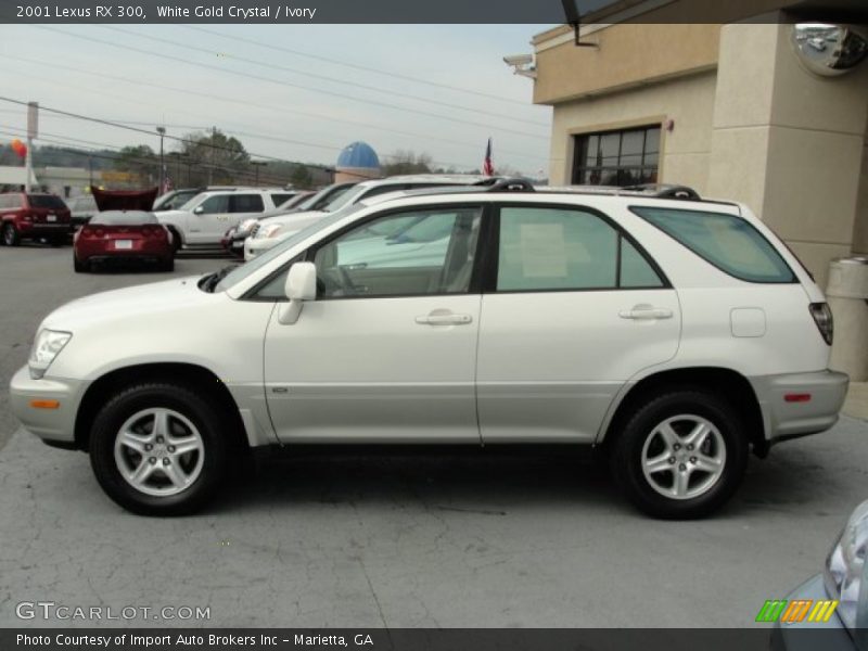 White Gold Crystal / Ivory 2001 Lexus RX 300