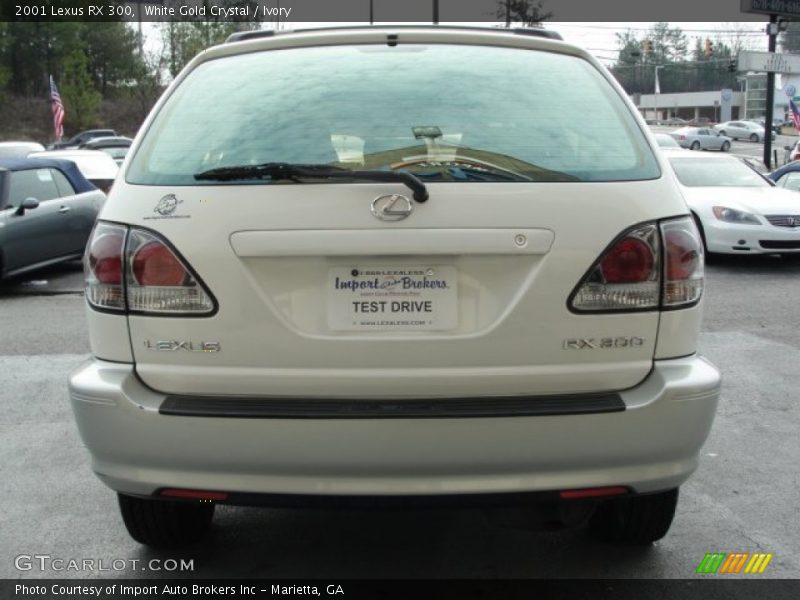 White Gold Crystal / Ivory 2001 Lexus RX 300