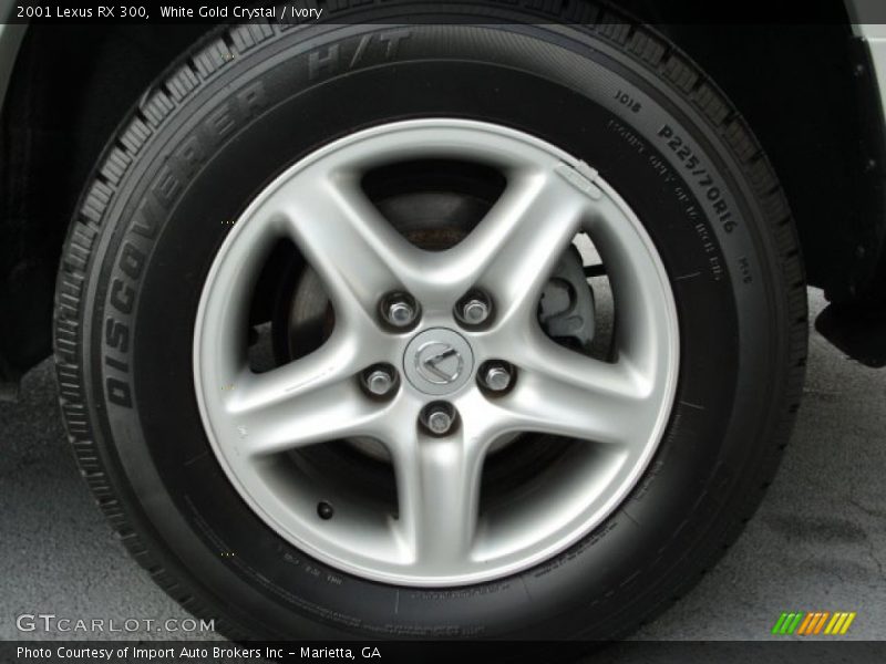White Gold Crystal / Ivory 2001 Lexus RX 300