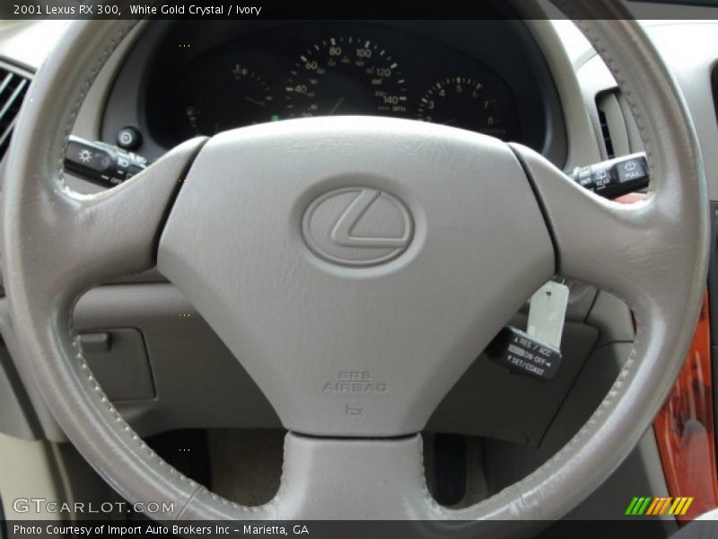 White Gold Crystal / Ivory 2001 Lexus RX 300