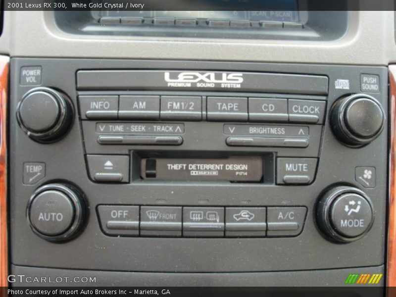 White Gold Crystal / Ivory 2001 Lexus RX 300