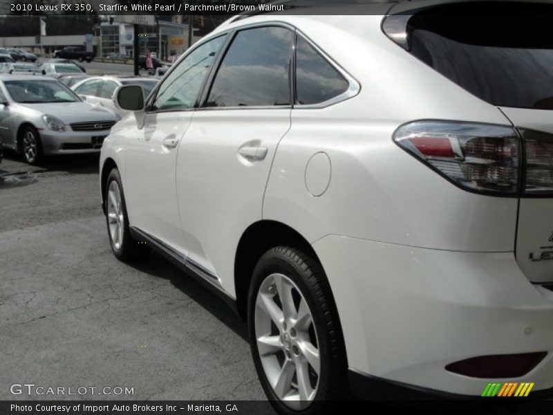 Starfire White Pearl / Parchment/Brown Walnut 2010 Lexus RX 350