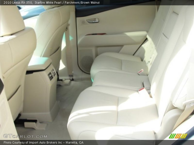 Starfire White Pearl / Parchment/Brown Walnut 2010 Lexus RX 350