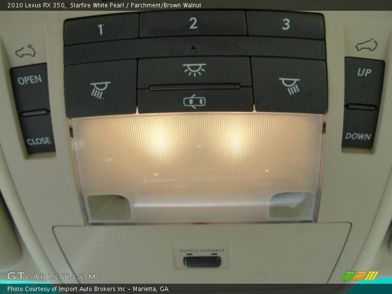 Starfire White Pearl / Parchment/Brown Walnut 2010 Lexus RX 350