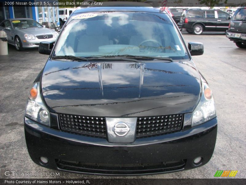 Galaxy Black Metallic / Gray 2006 Nissan Quest 3.5 S