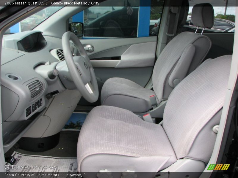Galaxy Black Metallic / Gray 2006 Nissan Quest 3.5 S
