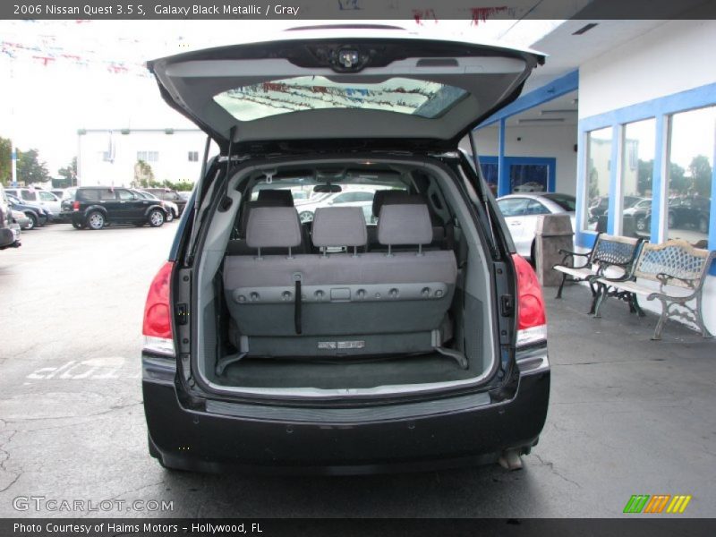 Galaxy Black Metallic / Gray 2006 Nissan Quest 3.5 S
