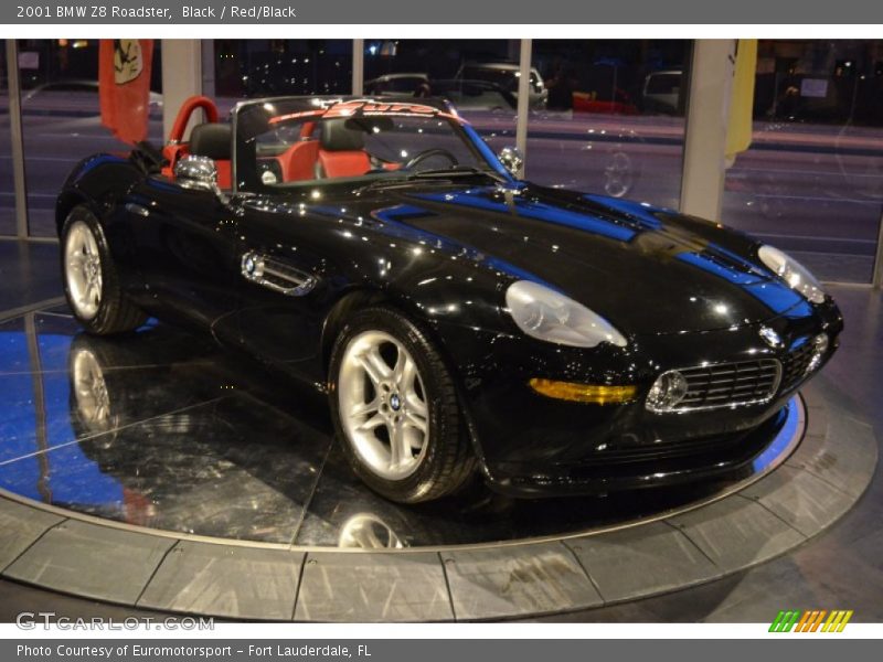 Black / Red/Black 2001 BMW Z8 Roadster