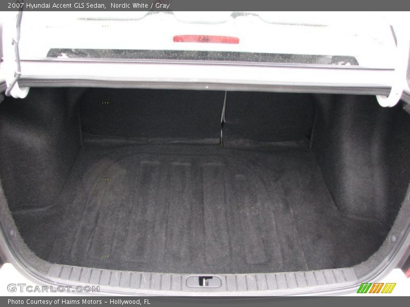 Nordic White / Gray 2007 Hyundai Accent GLS Sedan