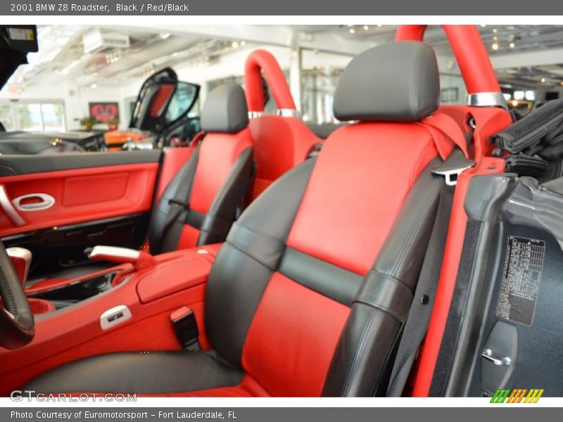 Black / Red/Black 2001 BMW Z8 Roadster