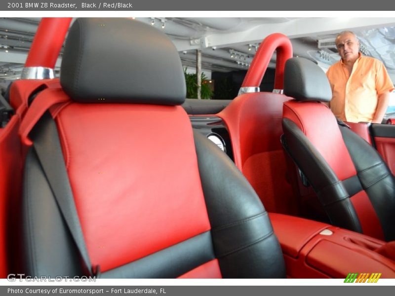 Black / Red/Black 2001 BMW Z8 Roadster