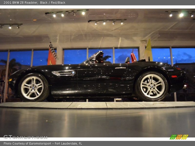 Black / Red/Black 2001 BMW Z8 Roadster
