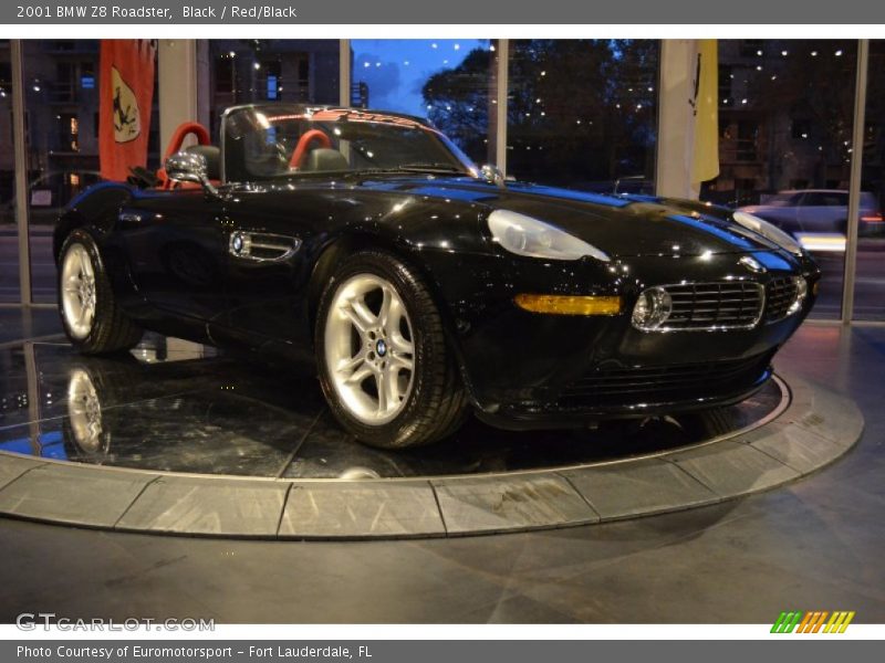 Black / Red/Black 2001 BMW Z8 Roadster