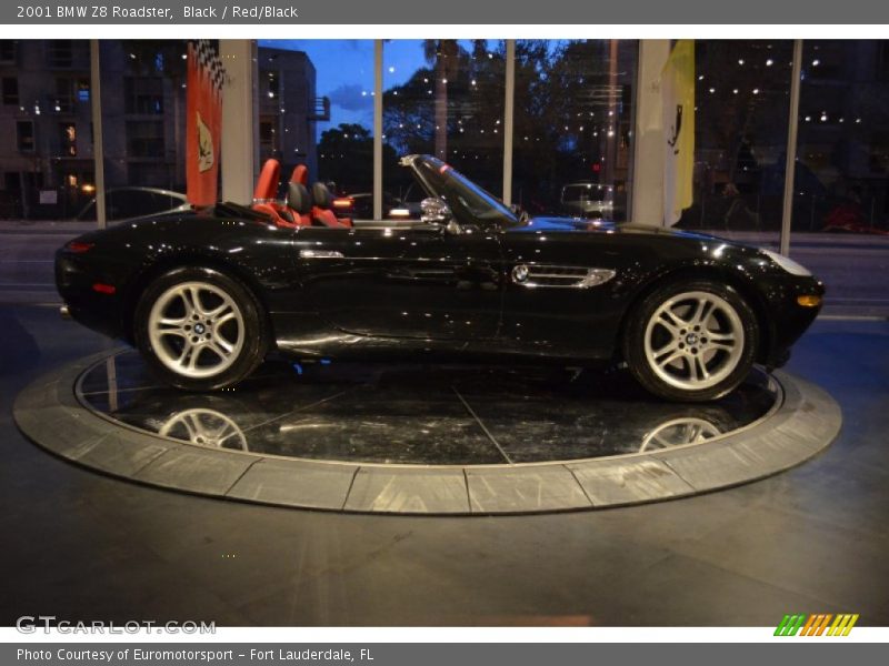 Black / Red/Black 2001 BMW Z8 Roadster
